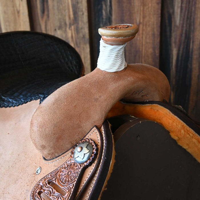 15" TESKEY'S TEAM ROPING SADDLE