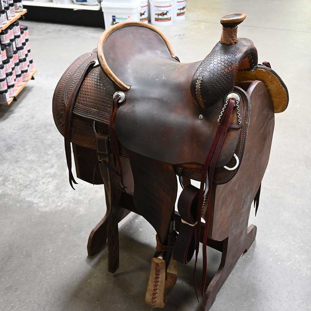 14.5" USED TESKEY'S RANCH ASSOCIATION SADDLE Saddles TESKEY'S SADDLERY LLC   