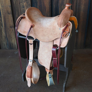 15.5" TESKEY'S STRIP DOWN RANCH SADDLE Saddles Teskey's Saddlery