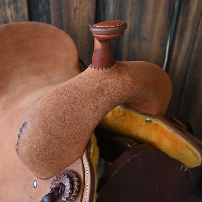 16" JEFF SMITH BUSTER WELCH RANCH CUTTER SADDLE Saddles - New Jeff Smith