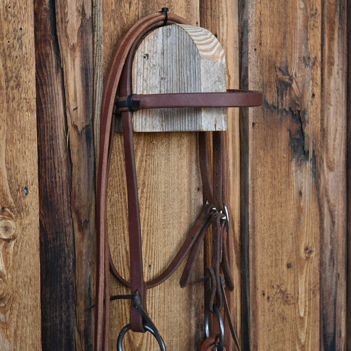 Flaharty Locked O-Ring Snaffle Bridle Rig w/Browband Headstall