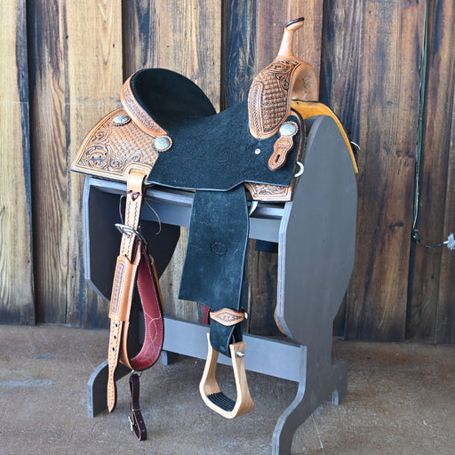 14" TESKEY'S BARREL SADDLE Saddles - New Teskey's Saddlery