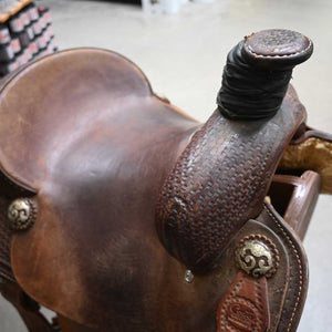 13.5" USED COATS ROPING SADDLE Saddles Coats Saddlery   