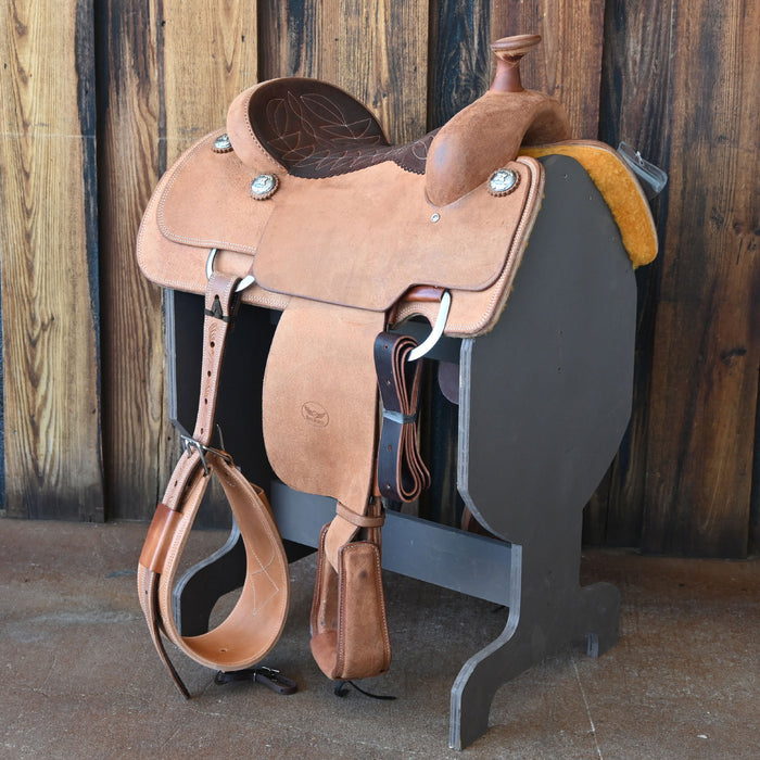 14.5" CACTUS RELENTLESS TEAM ROPING SADDLE