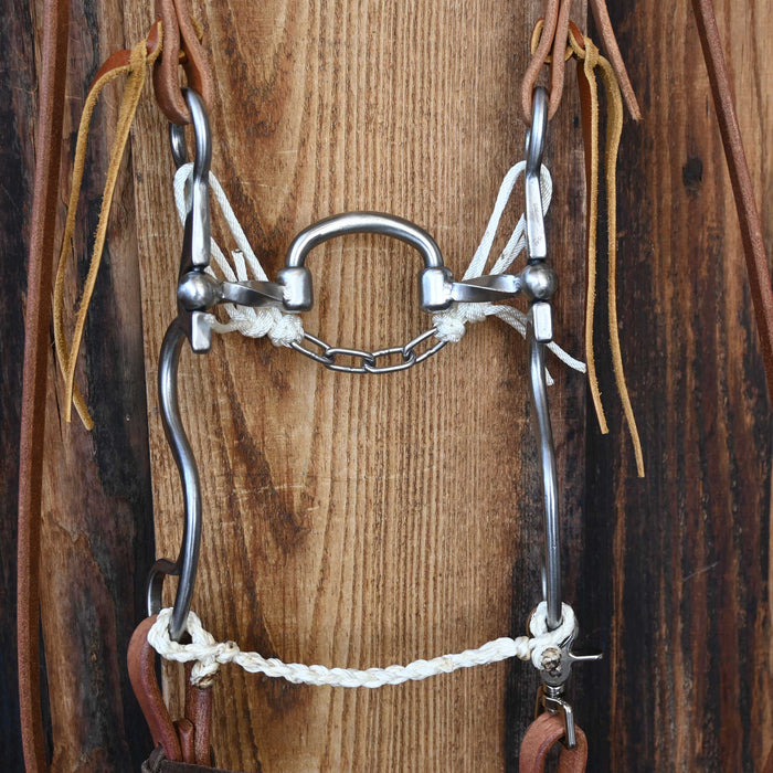 Kerry Kelley 10 Slow Twist Milkman Bridle Rig w/Split Ear Headstall