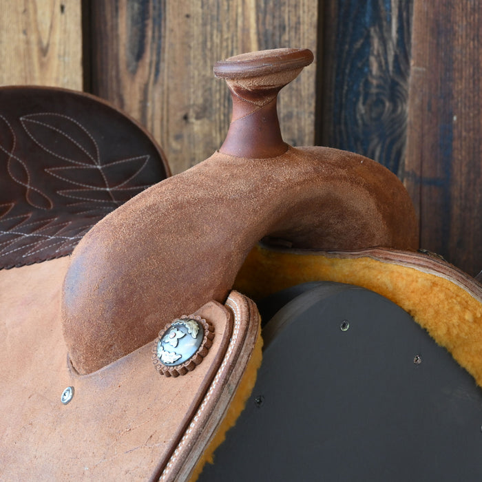 14.5" CACTUS RELENTLESS TEAM ROPING SADDLE