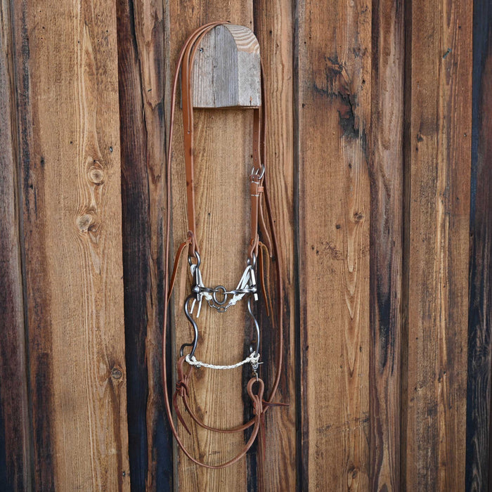 Kerry Kelley 10 Slow Twist Lifesaver Bridle Rig w/Split Ear Headstall