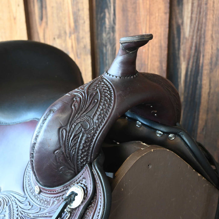 16" DEMO CIRCLE Y JG PEAK PERFORMANCE WIND RIVER TRAIL SADDLE