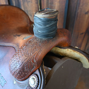 14.5" USED MARTIN TEAM ROPING SADDLE