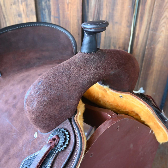 16" JEFF SMITH BUSTER WELCH RANCH CUTTER SADDLE Saddles - New Jeff Smith