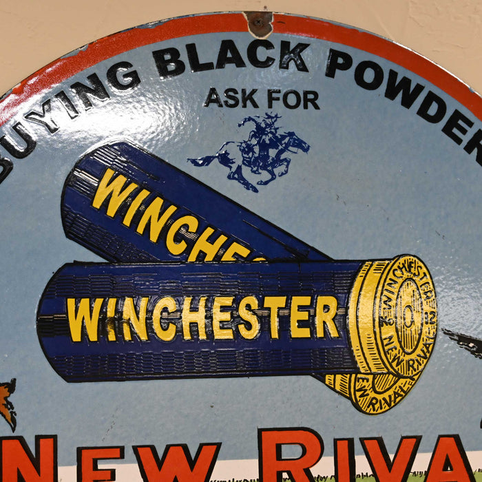 Winchester New Rival Shotgun Shells Advertisements Signs Collectibles Winchester Signs