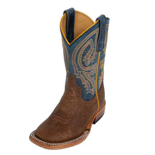 Anderson Bean Youth Natural Brahma Bison Boot KIDS - Footwear - Boots Anderson Bean Boot Co.