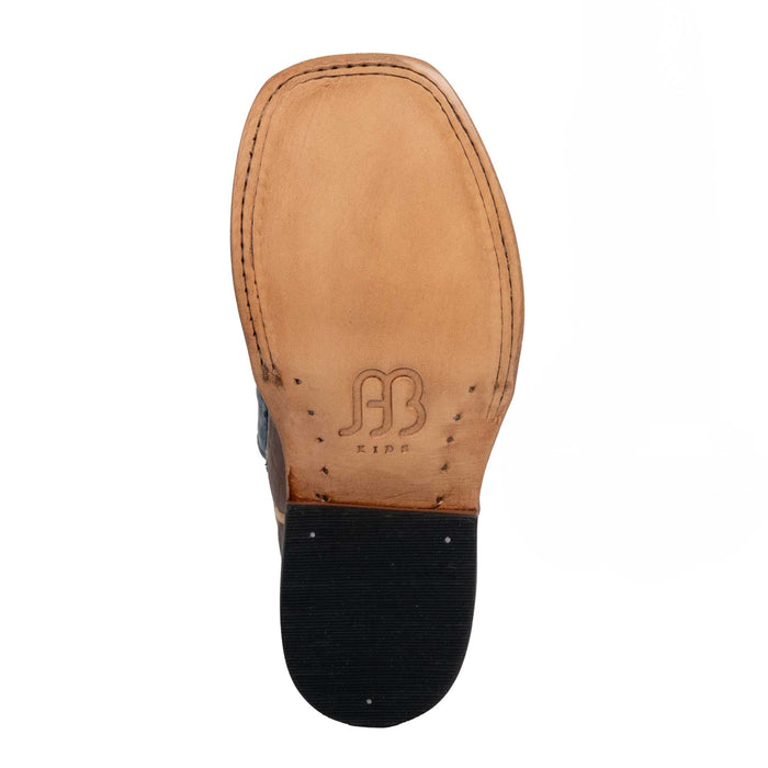 Anderson Bean Youth Natural Brahma Bison Boot KIDS - Footwear - Boots Anderson Bean Boot Co.