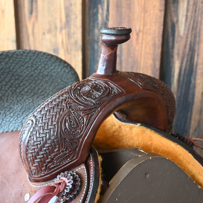 14.5" TESKEY'S PRO CUTTER RANCH CUTTER SADDLE