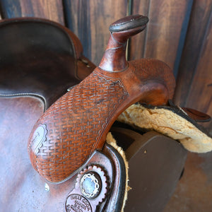 16.5" USED BILLY COOK CUTTING SADDLE Saddles Billy Cook