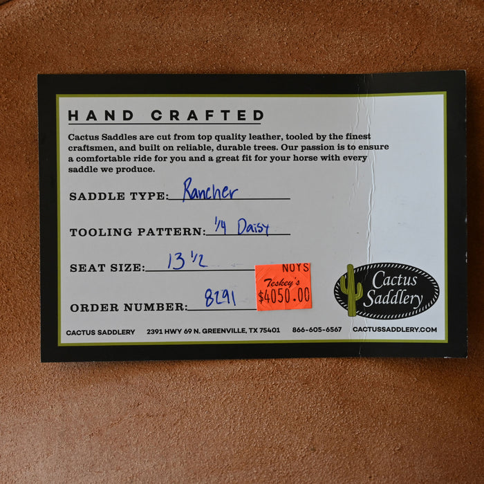13.5" CACTUS RANCH SADDLE