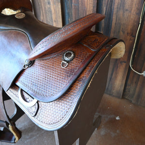 16.5" USED BILLY COOK CUTTING SADDLE Saddles Billy Cook