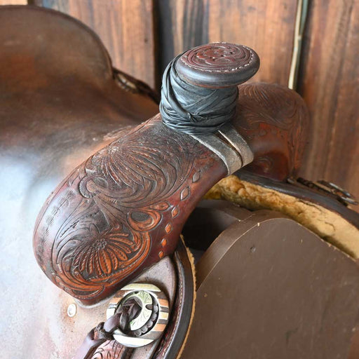 16" USED JEFF SMITH COWBOY SADDLE Saddles - Used Jeff Smith