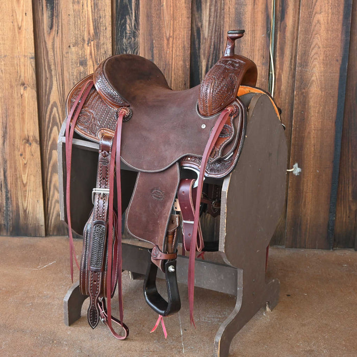 14" TESKEY'S PRO CUTTER RANCH CUTTER SADDLE