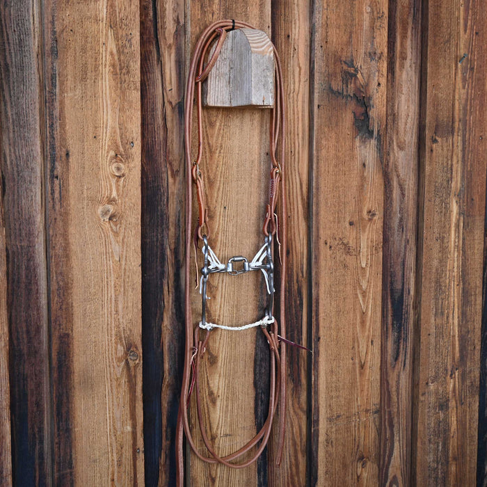 Josh Ownbey Twisted Wire Hinge Correction Bridle Rig w/All New Leather