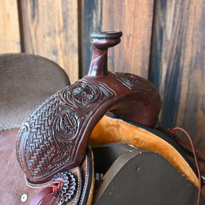 14" TESKEY'S PRO CUTTER RANCH CUTTER SADDLE