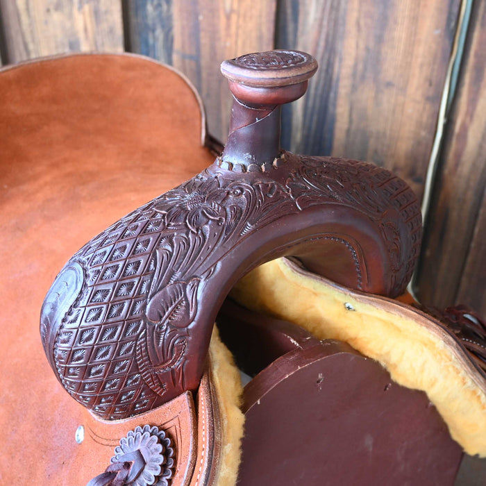 16.5" JEFF SMITH BUSTER WELCH RANCH CUTTER SADDLE Saddles - New Jeff Smith