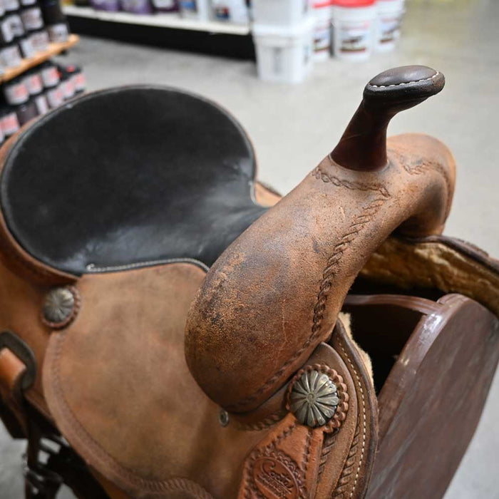 13.5" USED COATS BARREL SADDLE Saddles - Used Coats Saddlery