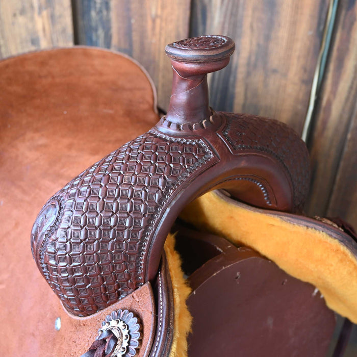 16.5" JEFF SMITH BUSTER WELCH RANCH CUTTER SADDLE Saddles - New Jeff Smith