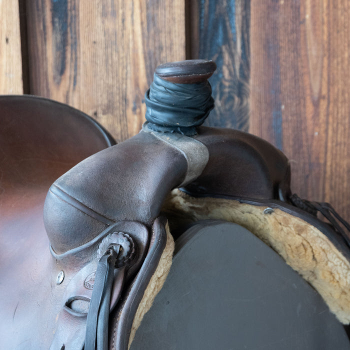 15" USED KLINT ROGER RANCH SADDLE