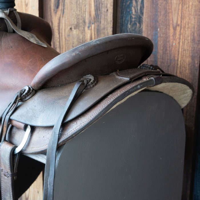 15" USED KLINT ROGER RANCH SADDLE