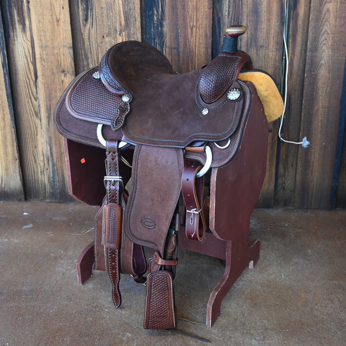 14.5" PATRICK SMITH TEAM ROPING SADDLE