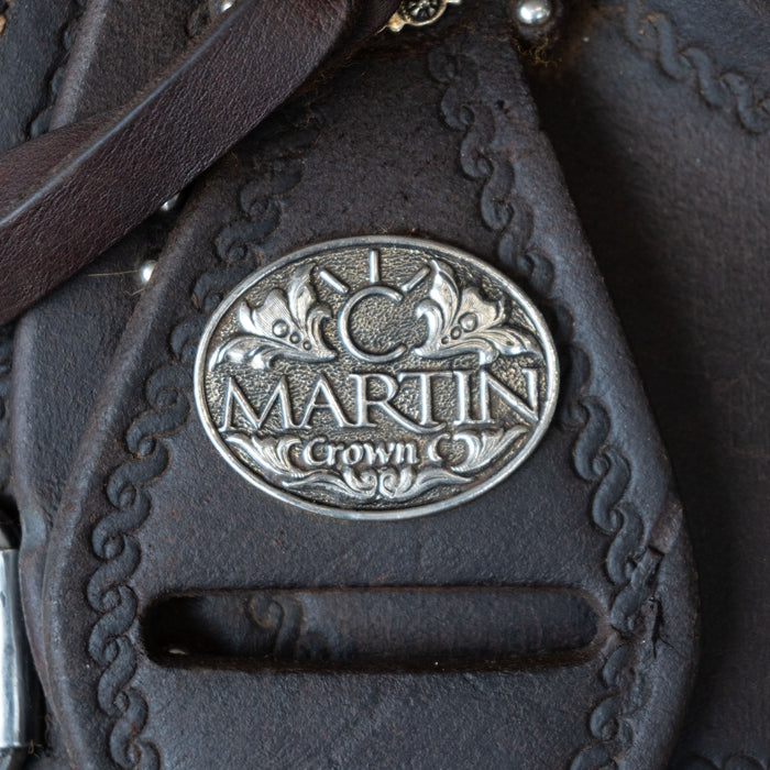 14" USED MARTIN CROWN C BARREL SADDLE Saddles - Used Martin Saddlery