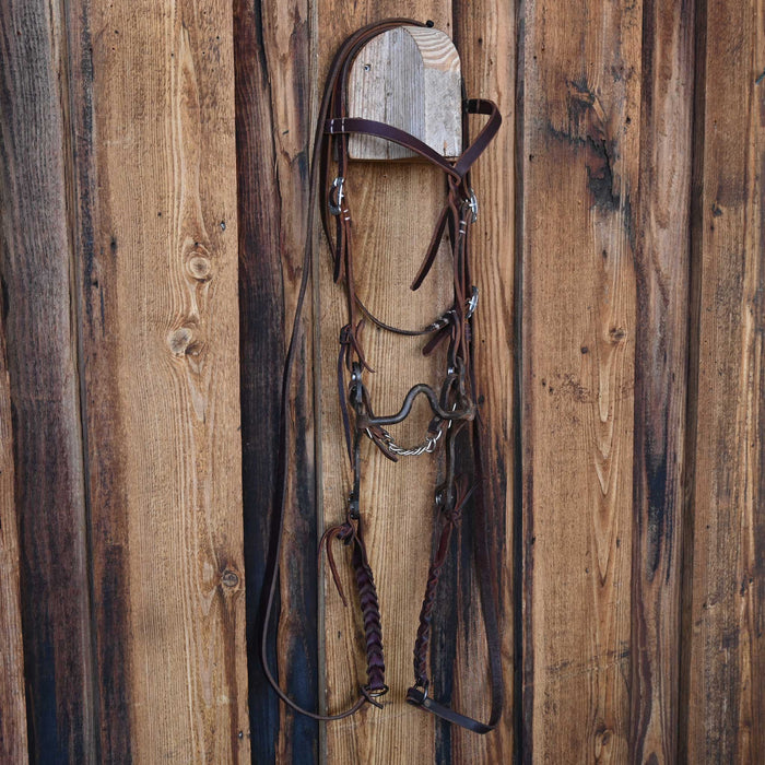 Tristan Mahoney Solid Port Bridle Rig w/Browband Headstall