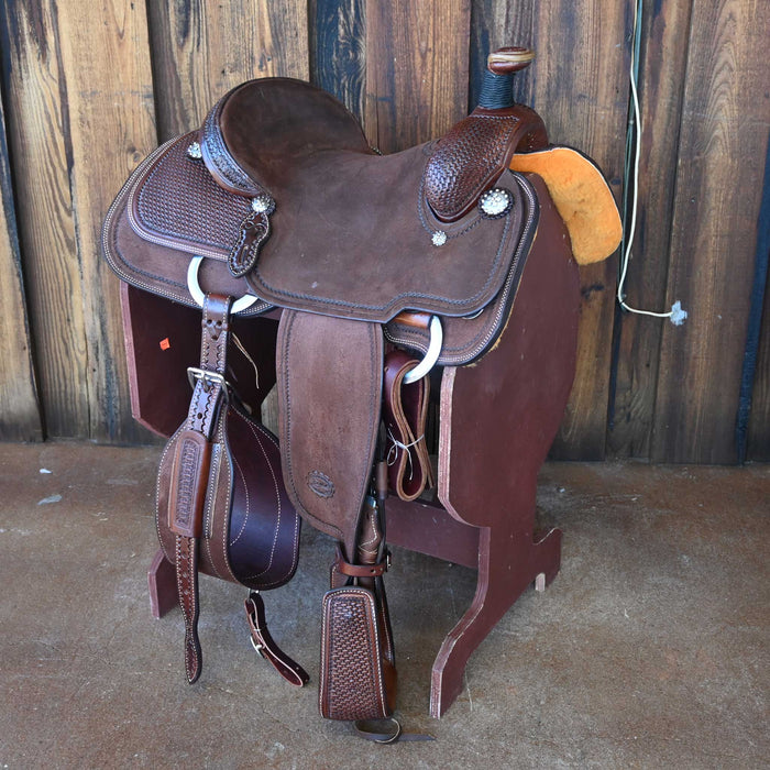 15" PATRICK SMITH TEAM ROPING SADDLE