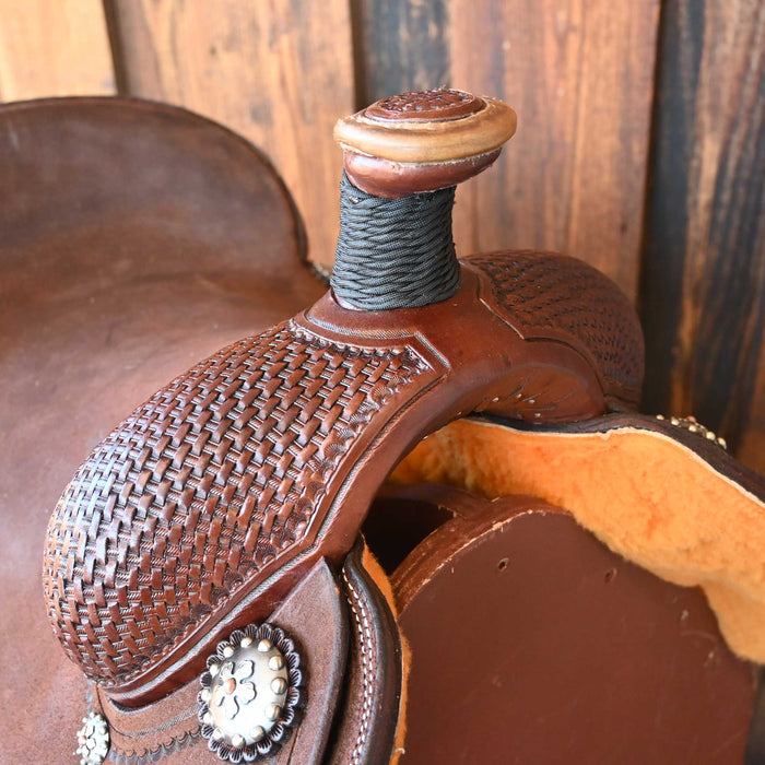 15" PATRICK SMITH TEAM ROPING SADDLE