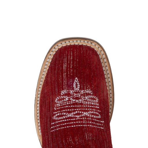 Roper Youth Big Red Suede Western Boot KIDS - Footwear - Boots Roper Apparel & Footwear