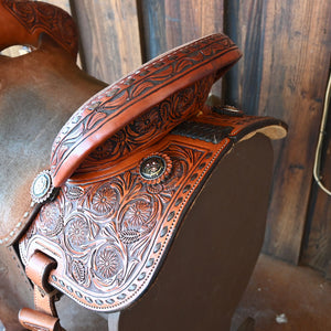 16" USED TESKEY'S BARREL SADDLE