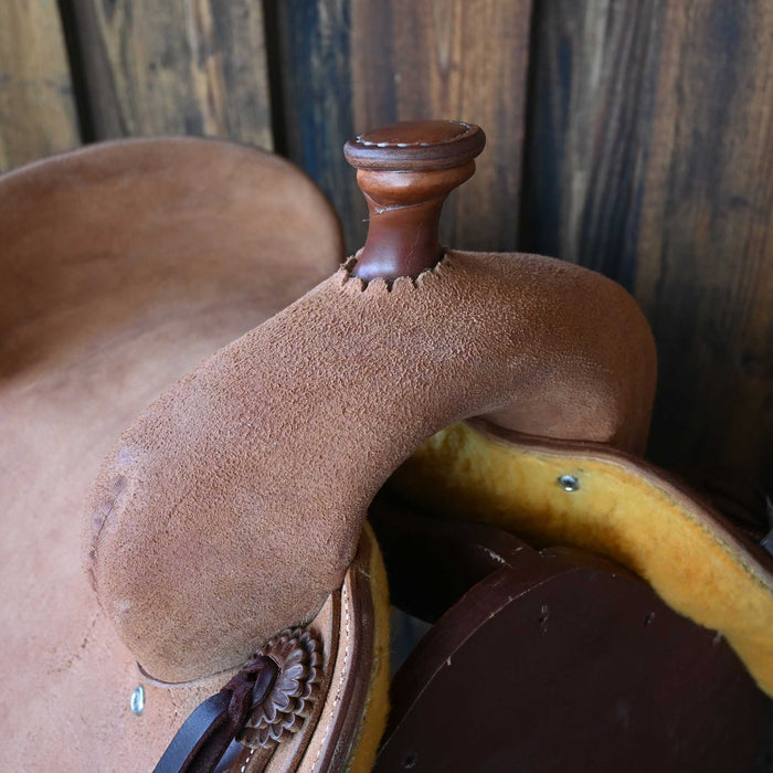 14" JEFF SMITH DONN LESON COW HORSE SADDLE Saddles - New Jeff Smith