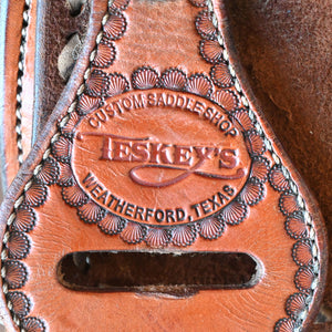 16" USED TESKEY'S BARREL SADDLE