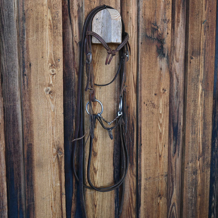 Kerry Kelley O-Ring Slow Twist Snaffle Bridle Rig w/Browband Headstall