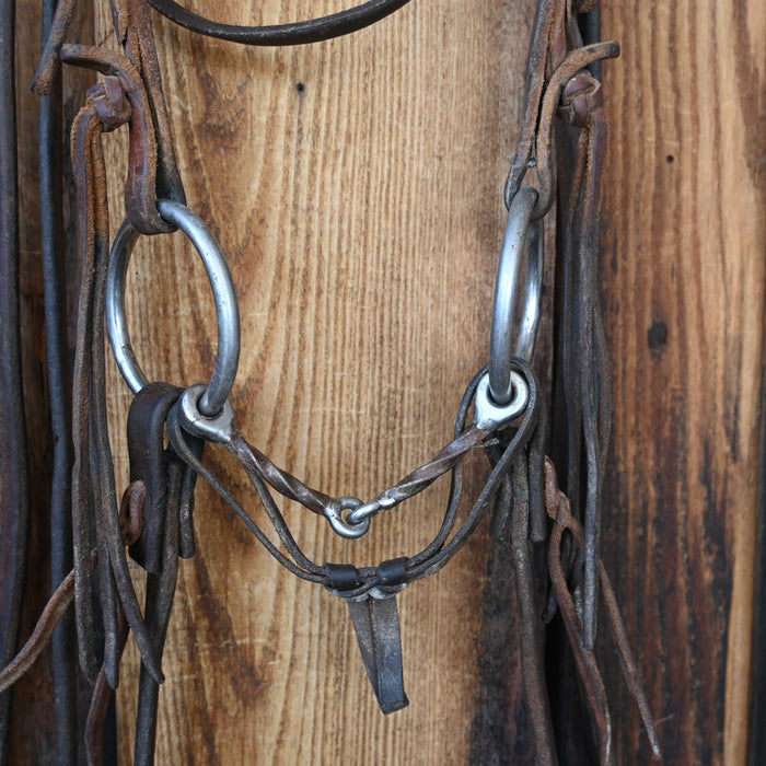 Kerry Kelley O-Ring Slow Twist Snaffle Bridle Rig w/Browband Headstall