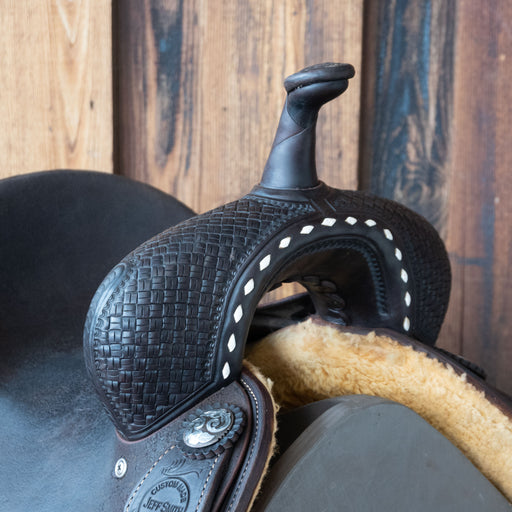 13" USED JEFF SMITH BARREL SADDLE Saddles - Used Jeff Smith