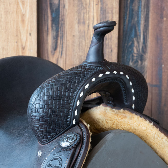 13" USED JEFF SMITH BARREL SADDLE Saddles - Used Jeff Smith