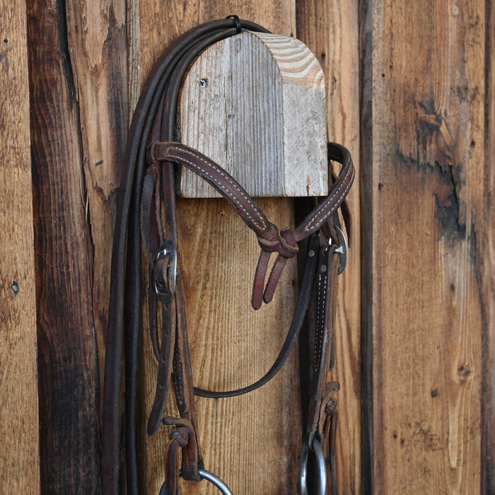 Kerry Kelley O-Ring Slow Twist Snaffle Bridle Rig w/Browband Headstall