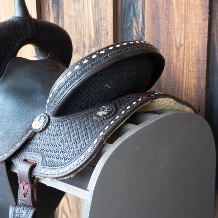 13" USED JEFF SMITH BARREL SADDLE Saddles - Used Jeff Smith
