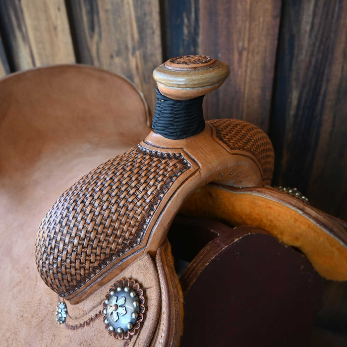 14.5" PATRICK SMITH TEAM ROPING SADDLE
