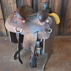 13.5" USED COATS ROPING SADDLE