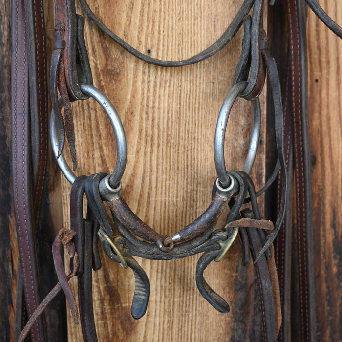 Maheu O-Ring Snaffle Bridle Rig w/Browband Headstall