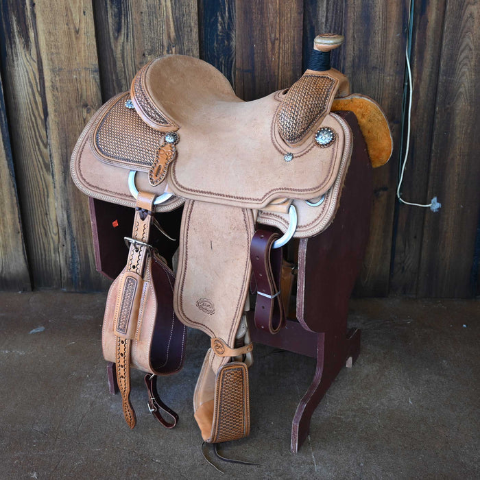 14.5" PATRICK SMITH TEAM ROPING SADDLE