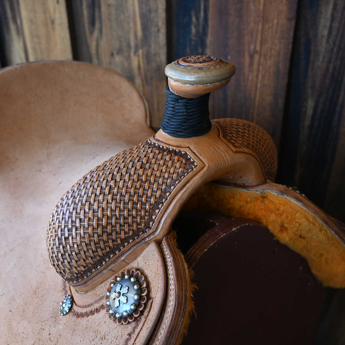 14.5" PATRICK SMITH TEAM ROPING SADDLE